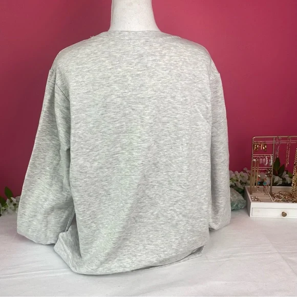 Stars Above- Heather Grey Crewneck - Picture 5 of 7